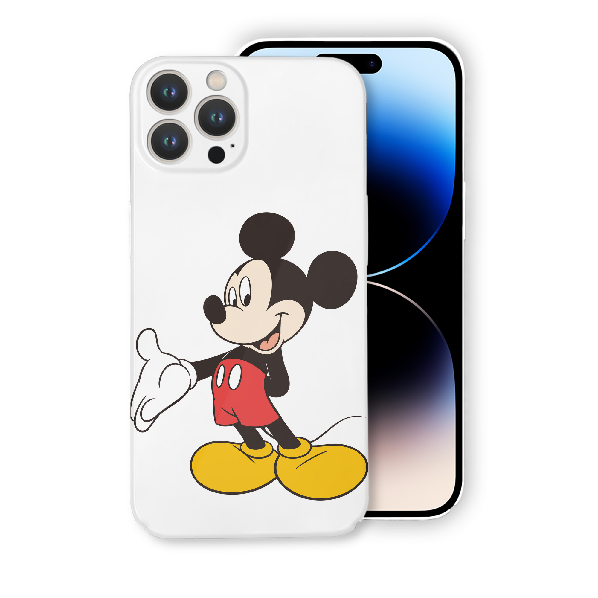 （画像用） ミッキーマウス Mickey Mouse 【iPhone 14シリーズ対応】ハードケース
